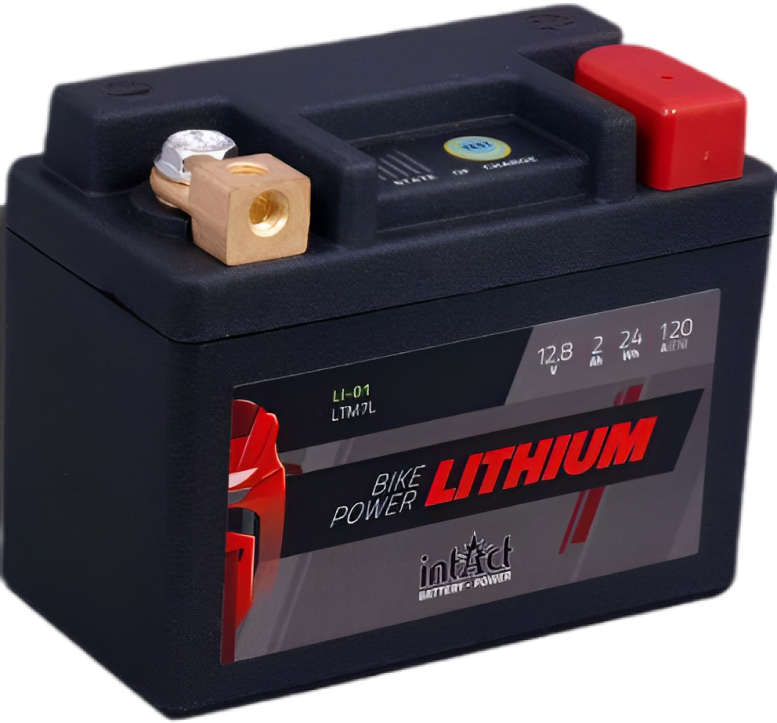 Intact LI-01 Bike-Power Lithium 2Ah motorcycle battery LTM7L